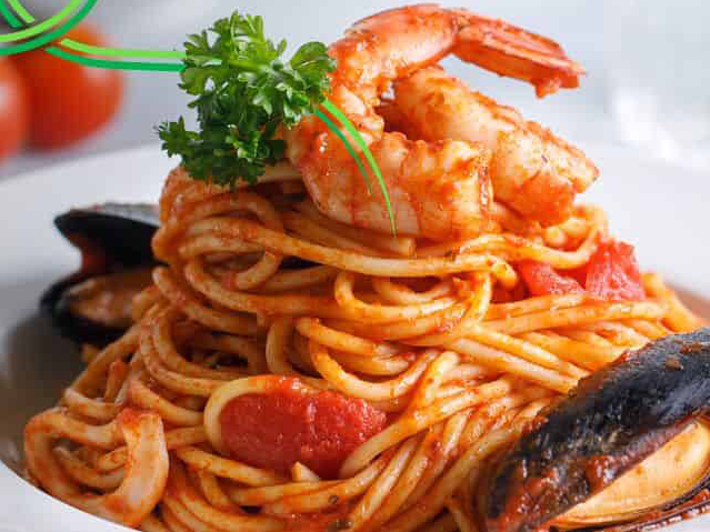 Red Sea Restaurant, spaghetti bolognese
