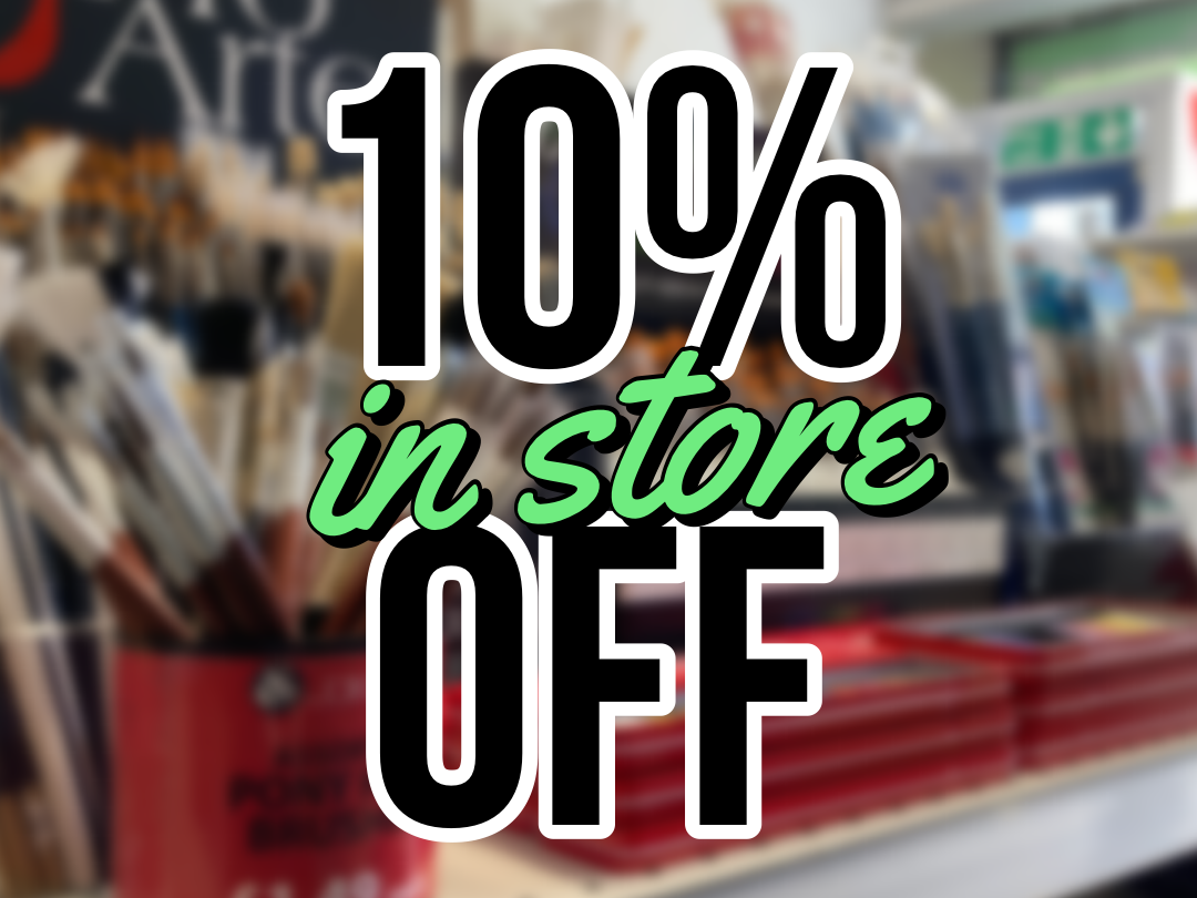 Stationery, Art and Print - 10% off products in store
